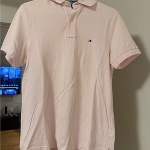 Tommy Hilfiger Men's Pink Polo Shirt